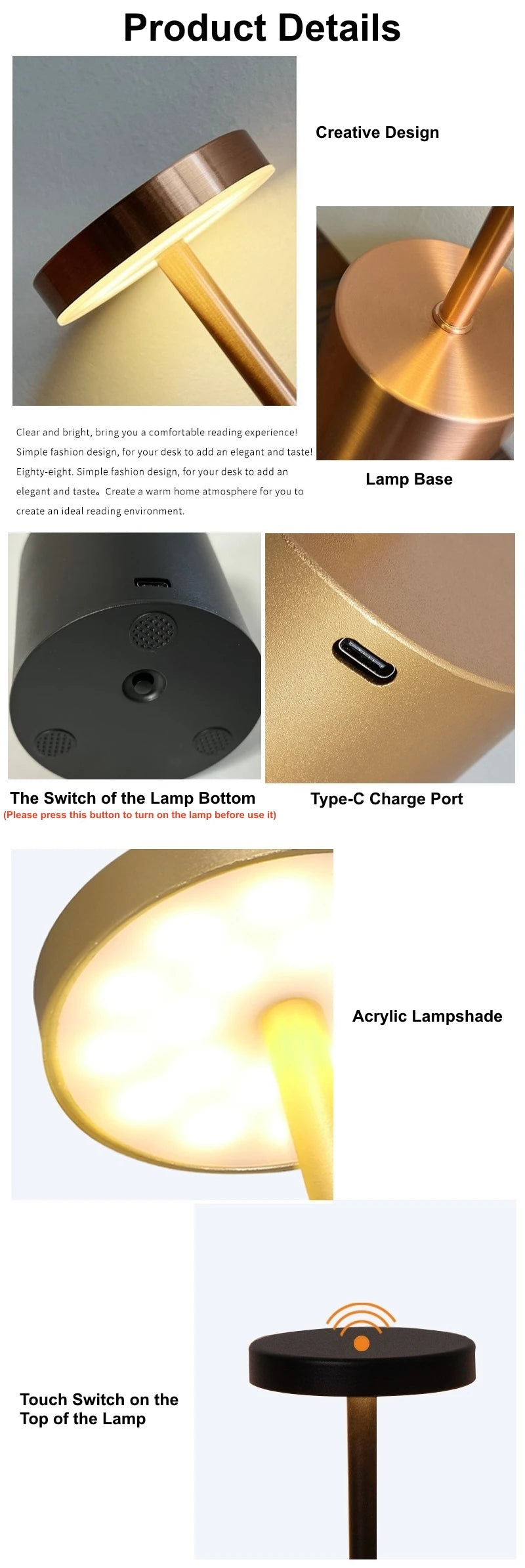 This adjustable touch sensor LED table lamp is a versatile and stylish addition to any space. Double Cart provides Best products for your home in San Antonio, TX.