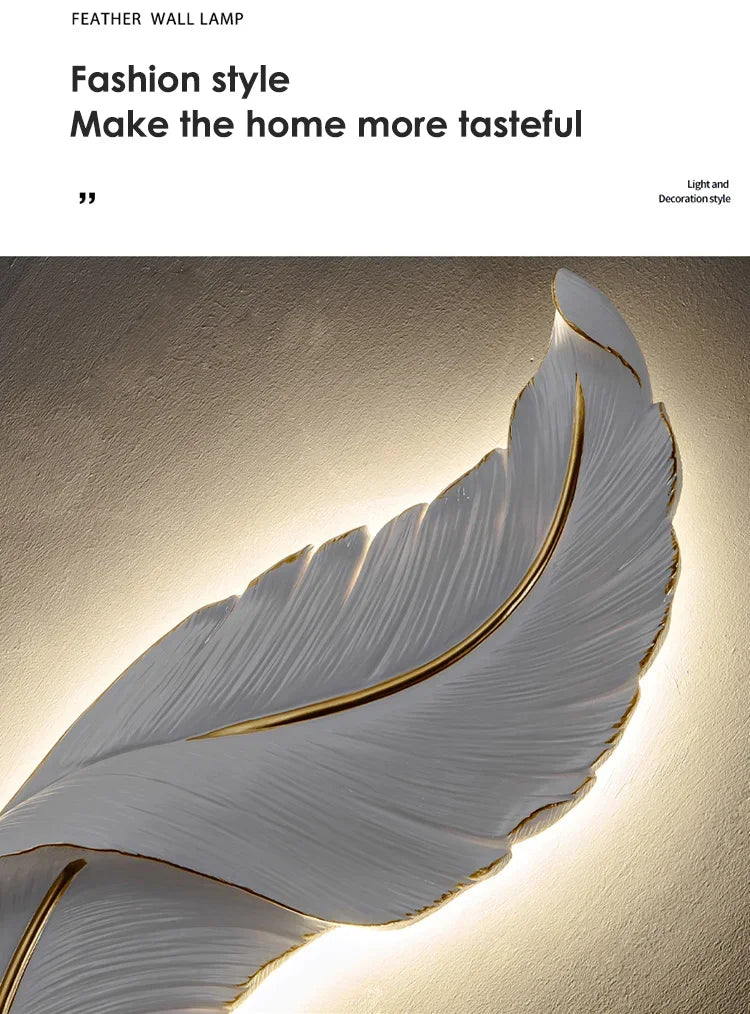 Enhance the ambiance of your bedroom with this stunning Feather Wall Lamp. Double Cart provides Best products for your home in Detroit, MI.