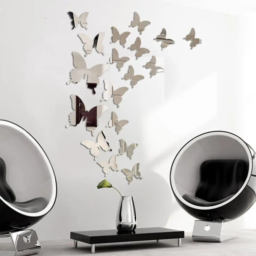 Transform any room into a whimsical wonderland with this 12-piece set of 3D Butterfly Mirror Wall Stickers. Double Cart provides Best products for your home in Jacksonville, FL.