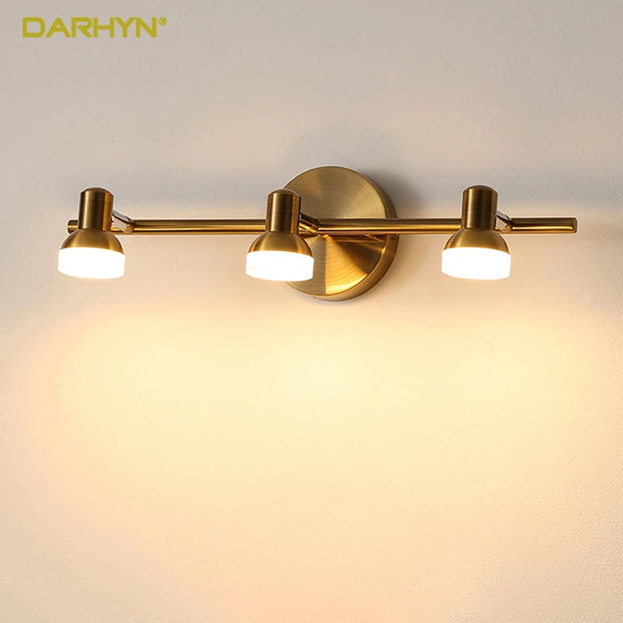 Nordic Style LED Wall Lamp with Touch Switch for Bathroom