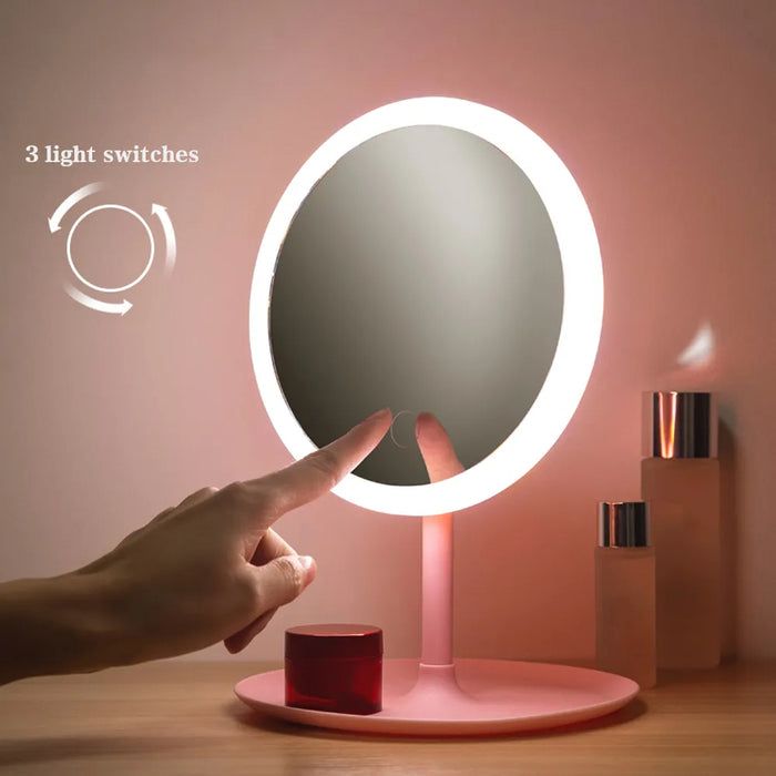 Makeup Mirror With Detachable Base