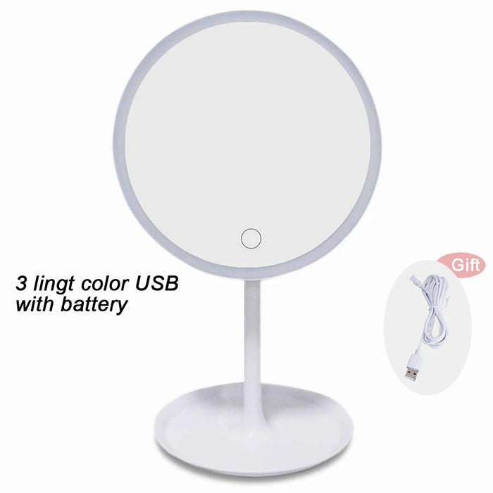 Makeup Mirror With Detachable Base