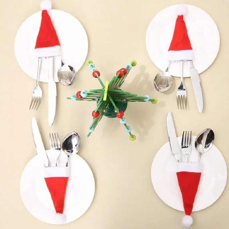 Get ready to elevate your Christmas table setting with the 2023 Christmas Tableware Bag Holder Set! Made of soft cloth material, these adorable holders are designed to add a touch of festive charm to your dining experience. Double Cart provides Best products for your home in Austin, TX.
