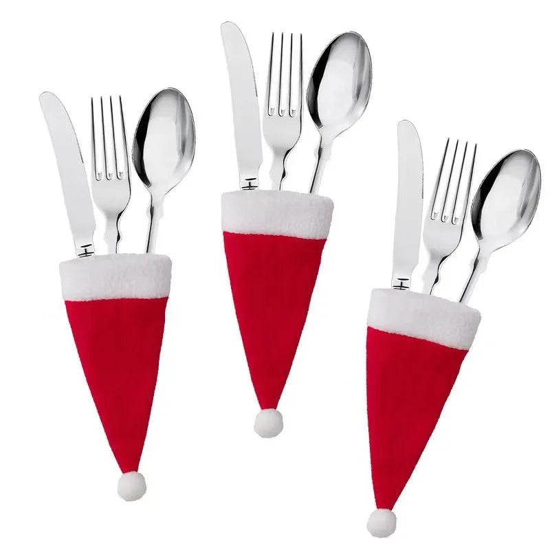 Get ready to elevate your Christmas table setting with the 2023 Christmas Tableware Bag Holder Set! Made of soft cloth material, these adorable holders are designed to add a touch of festive charm to your dining experience. Double Cart provides Best products for your home in Orlando, FL.