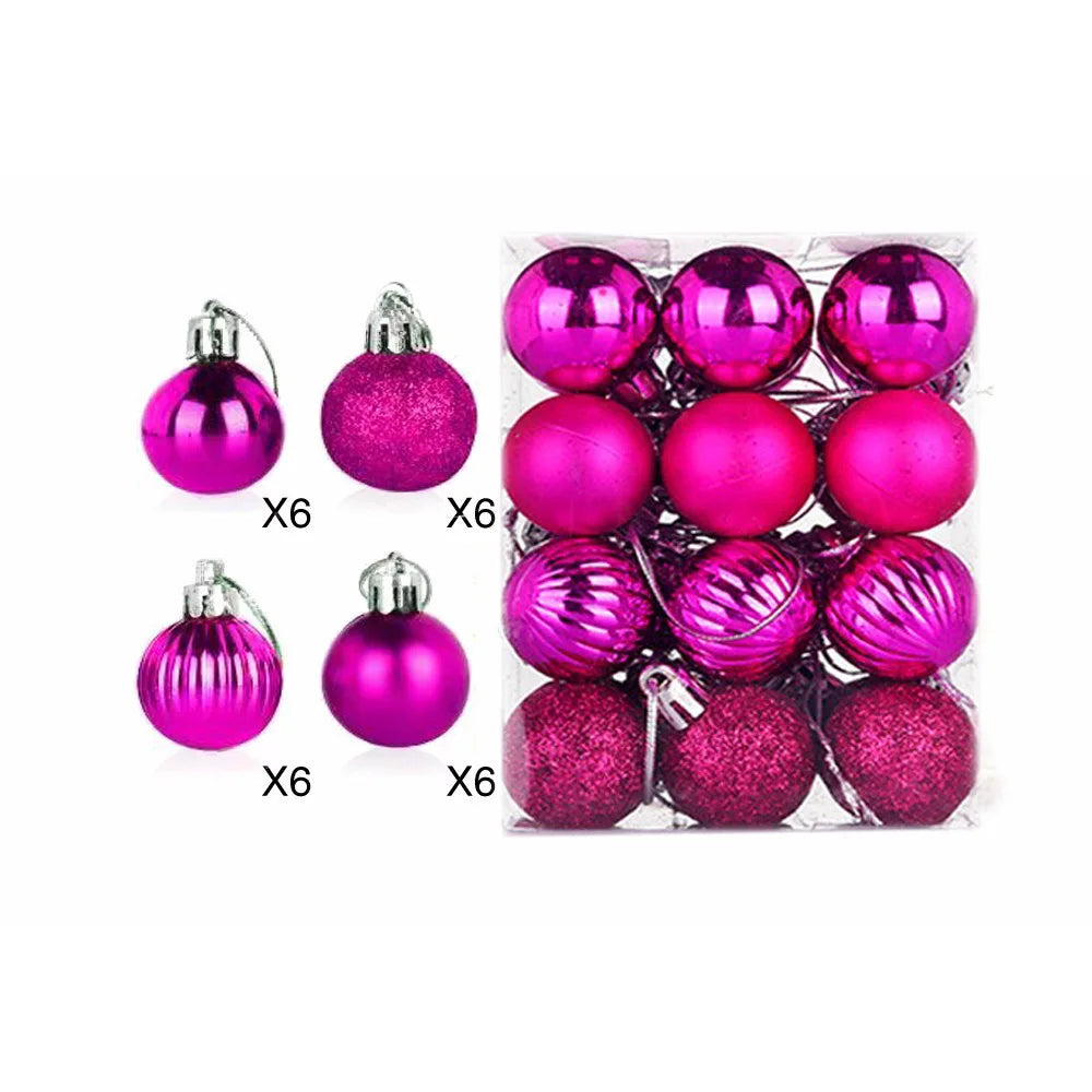 This set of 24 Plastic Christmas Balls Ornaments is perfect for adding a touch of glamour to your holiday decor! The balls come in a stylish combination of gold, red, and pink, giving your tree a festive and elegant look. Double Cart provides Best products for your home in Chicago, IL.