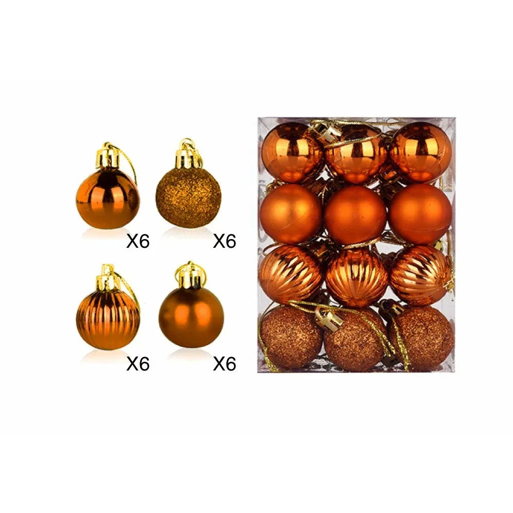 This set of 24 Plastic Christmas Balls Ornaments is perfect for adding a touch of glamour to your holiday decor! The balls come in a stylish combination of gold, red, and pink, giving your tree a festive and elegant look. Double Cart provides Best products for your home in Indianapolis, IN.