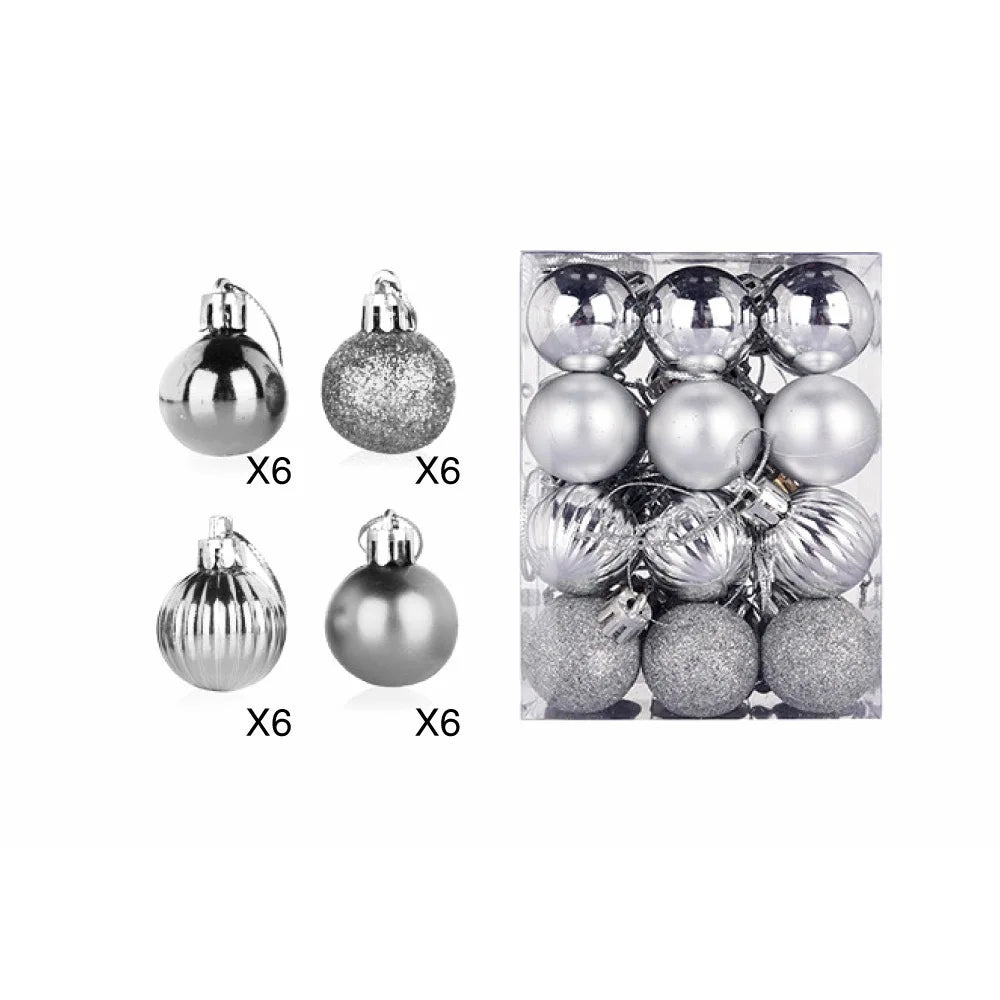 This set of 24 Plastic Christmas Balls Ornaments is perfect for adding a touch of glamour to your holiday decor! The balls come in a stylish combination of gold, red, and pink, giving your tree a festive and elegant look. Double Cart provides Best products for your home in Kansas City, MO.