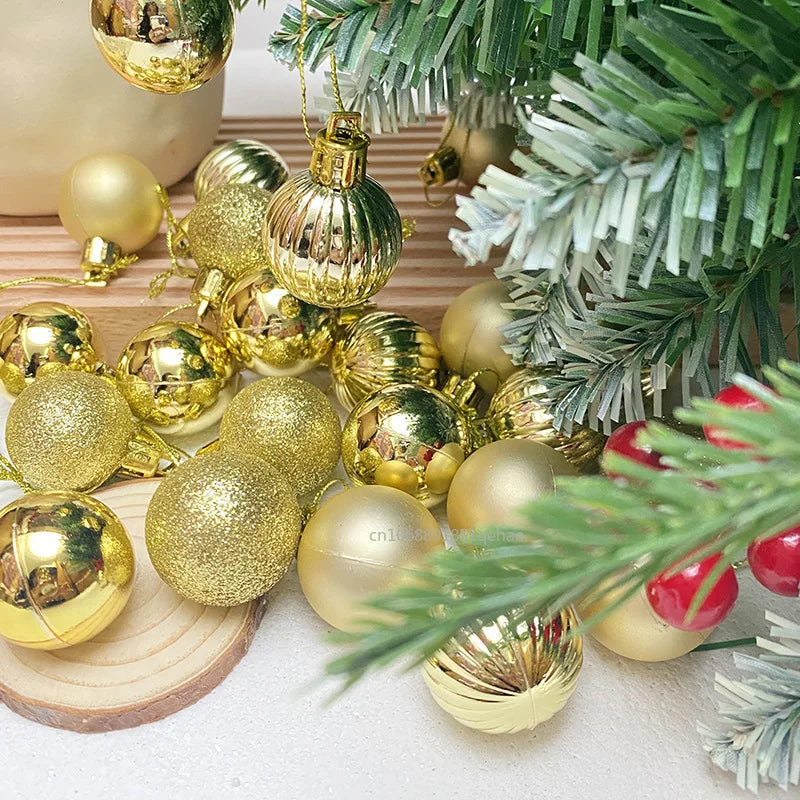This set of 24 Plastic Christmas Balls Ornaments is perfect for adding a touch of glamour to your holiday decor! The balls come in a stylish combination of gold, red, and pink, giving your tree a festive and elegant look. Double Cart provides Best products for your home in Milwaukee, WI.