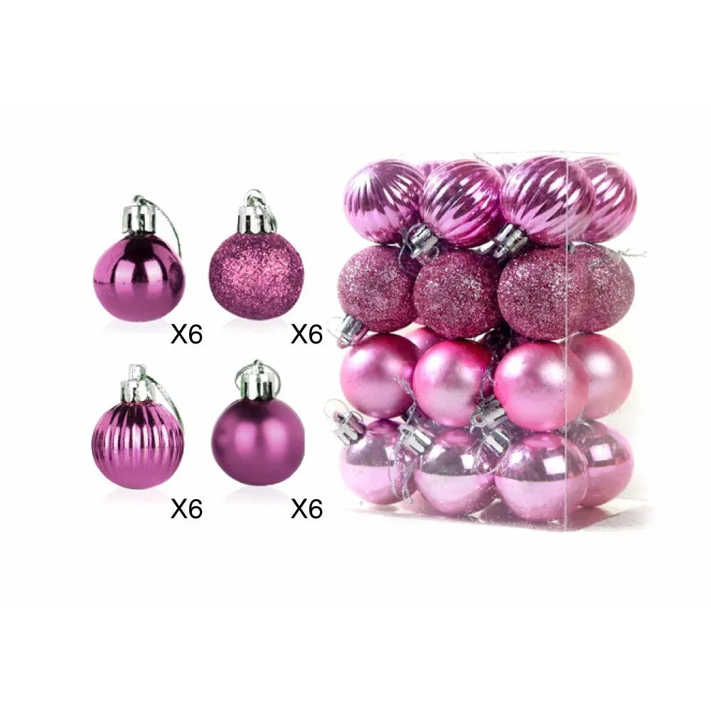 This set of 24 Plastic Christmas Balls Ornaments is perfect for adding a touch of glamour to your holiday decor! The balls come in a stylish combination of gold, red, and pink, giving your tree a festive and elegant look. Double Cart provides Best products for your home in New Orleans, LA.