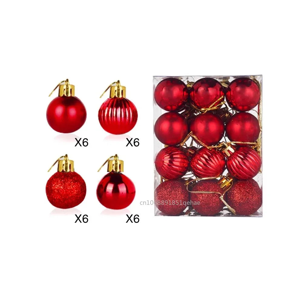 This set of 24 Plastic Christmas Balls Ornaments is perfect for adding a touch of glamour to your holiday decor! The balls come in a stylish combination of gold, red, and pink, giving your tree a festive and elegant look. Double Cart provides Best products for your home in Portland, OR.