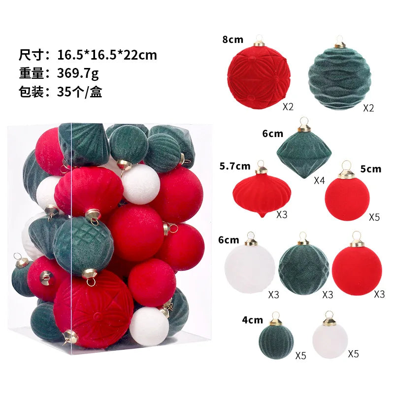 These 35 pieces of velvet Christmas tree ball ornaments are perfect for adding a touch of elegance to your holiday decor. Double Cart provides Best products for your home in Indianapolis, IN.