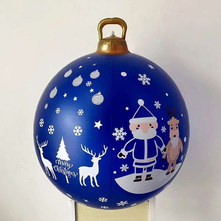 This 60cm Giant Outdoor Christmas Inflatable Decorated Ball is the perfect addition to your holiday decor! Made of high-quality PVC material, this festive ball comes with 21pcs of Xmas tree decorations toy balls included, ensuring your Christmas setup is complete and ready to spread joy. Double Cart provides Best products for your home in Atlanta, GA.