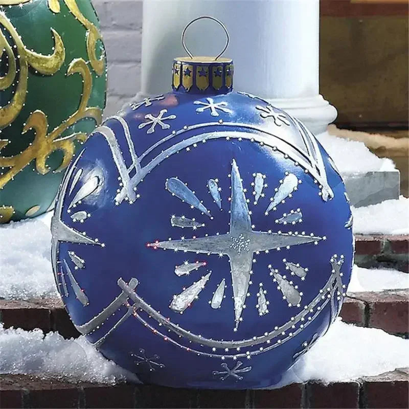 This 60cm Giant Outdoor Christmas Inflatable Decorated Ball is the perfect addition to your holiday decor! Made of high-quality PVC material, this festive ball comes with 21pcs of Xmas tree decorations toy balls included, ensuring your Christmas setup is complete and ready to spread joy. Double Cart provides Best products for your home in Austin, TX.