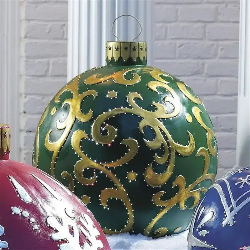 This 60cm Giant Outdoor Christmas Inflatable Decorated Ball is the perfect addition to your holiday decor! Made of high-quality PVC material, this festive ball comes with 21pcs of Xmas tree decorations toy balls included, ensuring your Christmas setup is complete and ready to spread joy. Double Cart provides Best products for your home in Boston, MA.