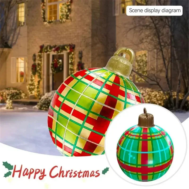 This 60cm Giant Outdoor Christmas Inflatable Decorated Ball is the perfect addition to your holiday decor! Made of high-quality PVC material, this festive ball comes with 21pcs of Xmas tree decorations toy balls included, ensuring your Christmas setup is complete and ready to spread joy. Double Cart provides Best products for your home in Chicago, IL.