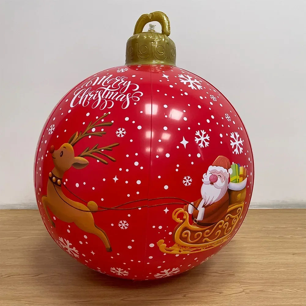 This 60cm Giant Outdoor Christmas Inflatable Decorated Ball is the perfect addition to your holiday decor! Made of high-quality PVC material, this festive ball comes with 21pcs of Xmas tree decorations toy balls included, ensuring your Christmas setup is complete and ready to spread joy. Double Cart provides Best products for your home in Columbus, OH.