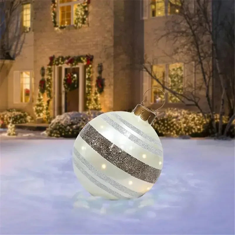 This 60cm Giant Outdoor Christmas Inflatable Decorated Ball is the perfect addition to your holiday decor! Made of high-quality PVC material, this festive ball comes with 21pcs of Xmas tree decorations toy balls included, ensuring your Christmas setup is complete and ready to spread joy. Double Cart provides Best products for your home in San Antonio, TX.