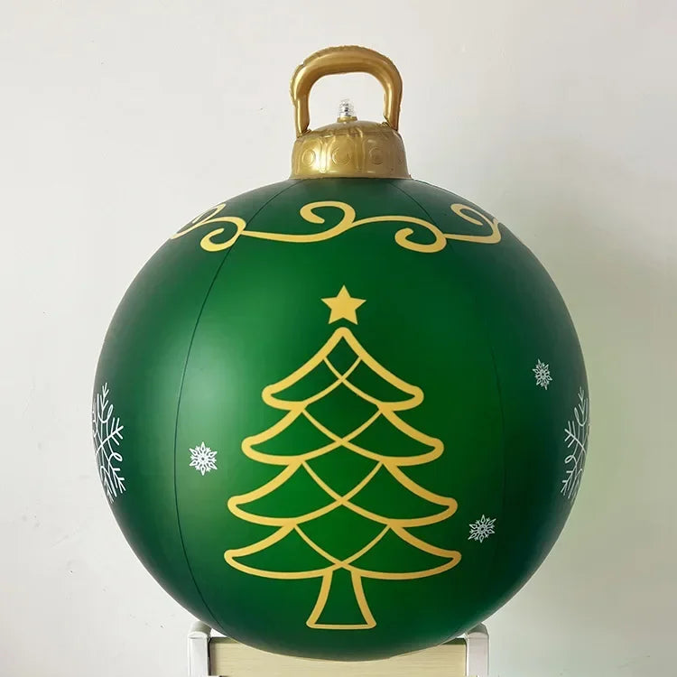 This 60cm Giant Outdoor Christmas Inflatable Decorated Ball is the perfect addition to your holiday decor! Made of high-quality PVC material, this festive ball comes with 21pcs of Xmas tree decorations toy balls included, ensuring your Christmas setup is complete and ready to spread joy. Double Cart provides Best products for your home in San Jose, CA.