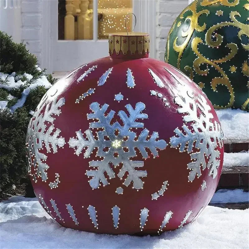 This 60cm Giant Outdoor Christmas Inflatable Decorated Ball is the perfect addition to your holiday decor! Made of high-quality PVC material, this festive ball comes with 21pcs of Xmas tree decorations toy balls included, ensuring your Christmas setup is complete and ready to spread joy. Double Cart provides Best products for your home in Washington, DC.