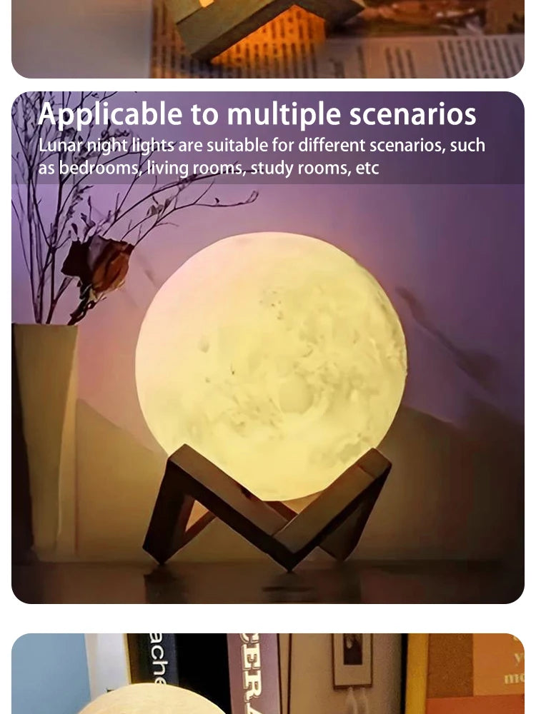 Introducing the 8cm DIY Planet Lamp Moon Night Light with Stand - the perfect creative gift for art enthusiasts and night light lovers alike. Double Cart provides Best products for your home in Charlotte, NC.