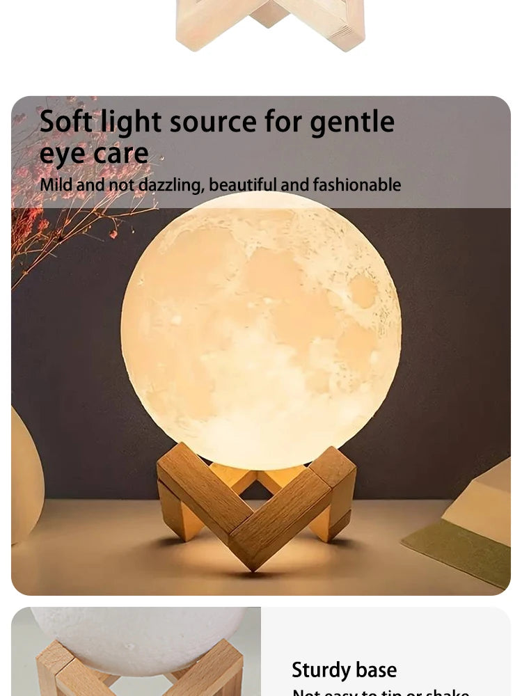 Introducing the 8cm DIY Planet Lamp Moon Night Light with Stand - the perfect creative gift for art enthusiasts and night light lovers alike. Double Cart provides Best products for your home in Indianapolis, IN.