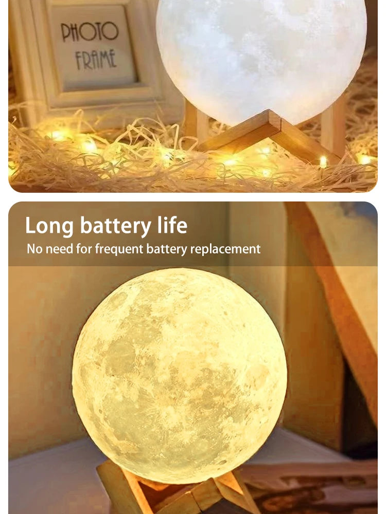 Introducing the 8cm DIY Planet Lamp Moon Night Light with Stand - the perfect creative gift for art enthusiasts and night light lovers alike. Double Cart provides Best products for your home in Raleigh, NC.