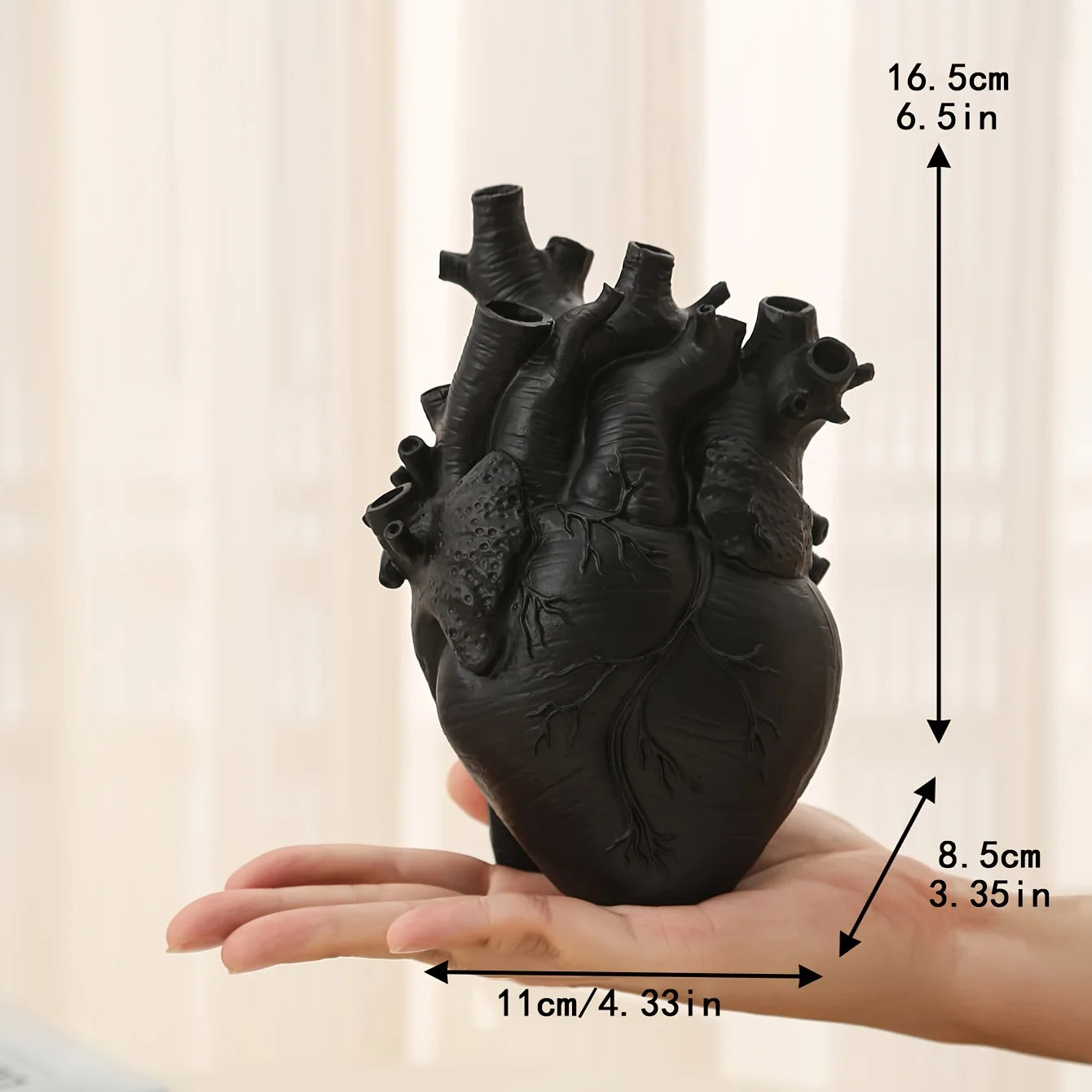 This striking Anatomical Heart Resin Vase is a must-have for anyone looking to add a touch of glam to their tabletop decor. Double Cart provides Best products for your home in Philadelphia, PA.