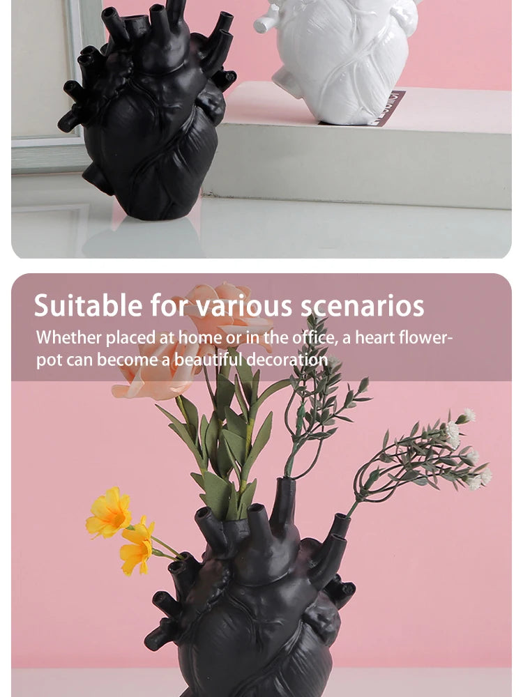 Introducing the Simulation Heart Vase - an anatomical heart vase sculpture crafted in resin, perfect as a unique decorative teaching tool and home decor piece. Double Cart provides Best products for your home in San Antonio, TX.
