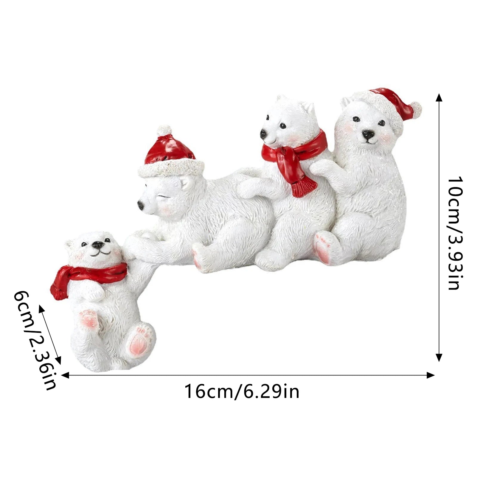 Create a warm and inviting atmosphere this holiday season with our Bear Family Christmas Table Decorations. Double Cart provides Best products for your home in Houston, TX.
