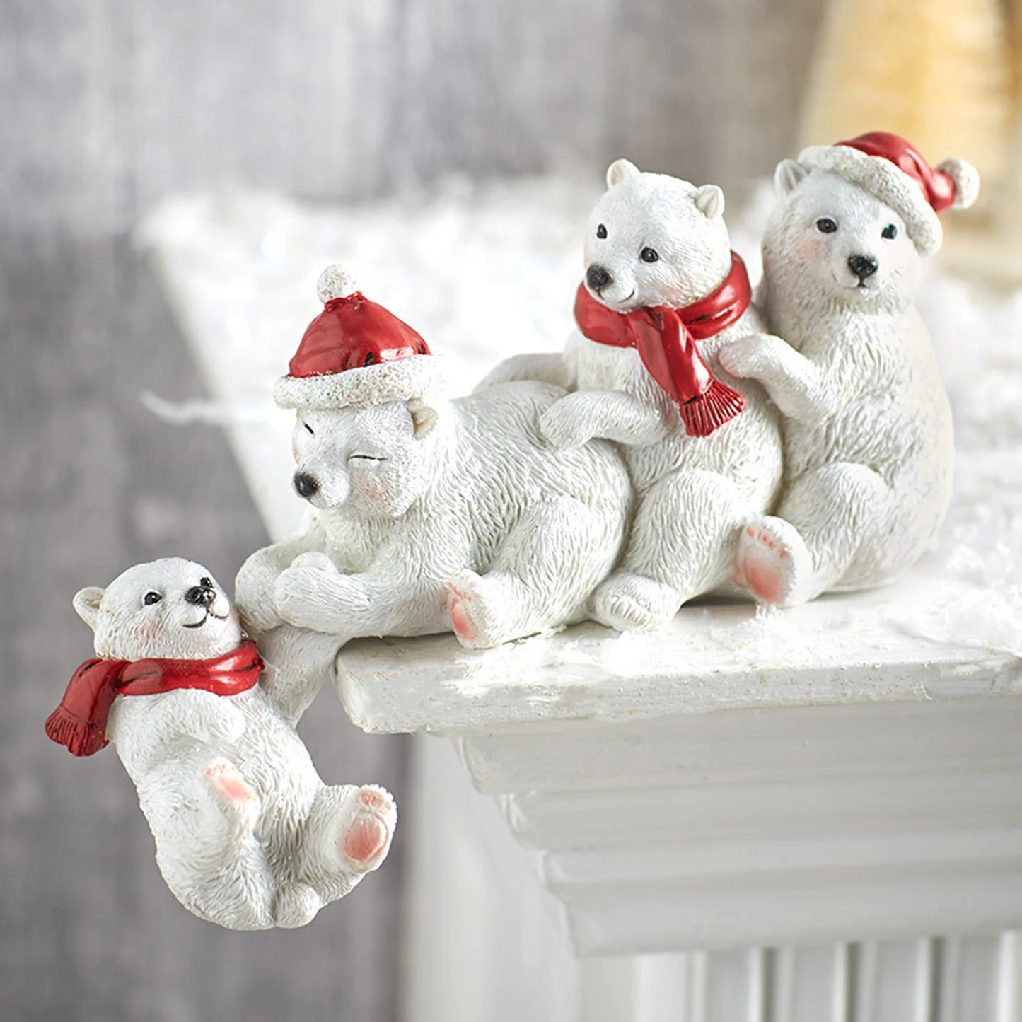 Create a warm and inviting atmosphere this holiday season with our Bear Family Christmas Table Decorations. Double Cart provides Best products for your home in Jacksonville, FL.
