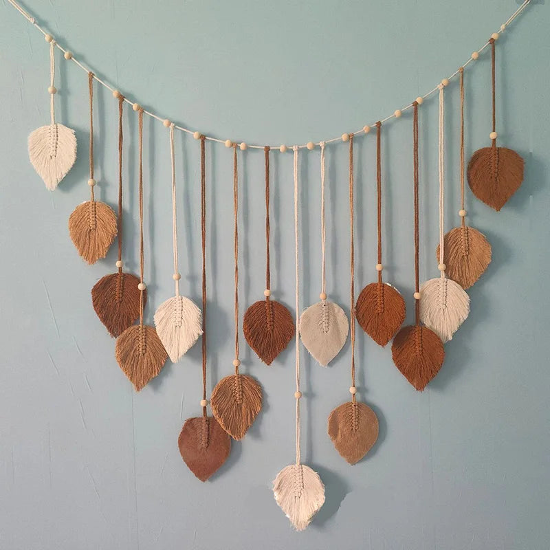 Introducing our Boho Macrame Leaf Wall Hanging Decor, a beautiful addition to elevate your living room or bedroom. Double Cart provides Best products for your home in New Orleans, LA.