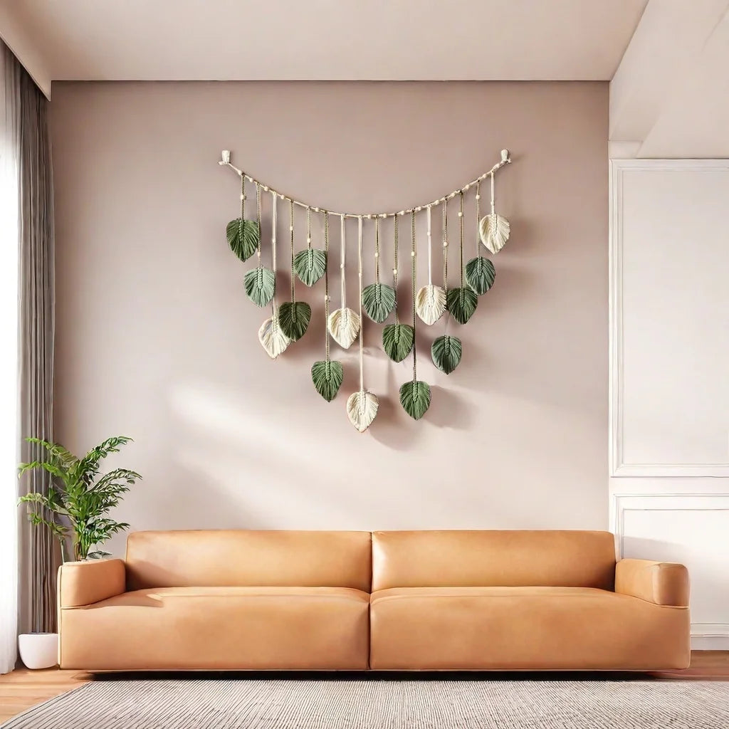 Introducing our Boho Macrame Leaf Wall Hanging Decor, a beautiful addition to elevate your living room or bedroom. Double Cart provides Best products for your home in San Jose, CA.