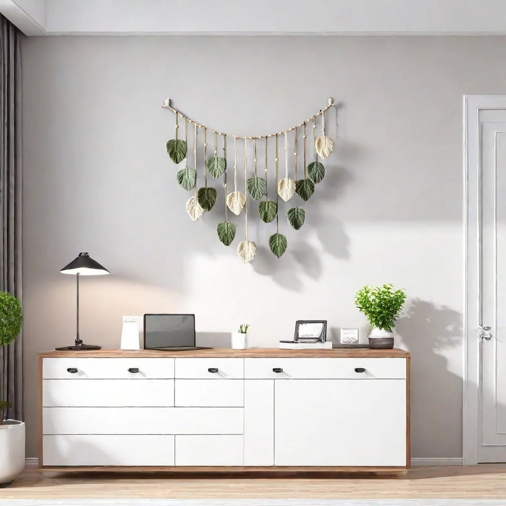 Introducing our Boho Macrame Leaf Wall Hanging Decor, a beautiful addition to elevate your living room or bedroom. Double Cart provides Best products for your home in Seattle, WA.