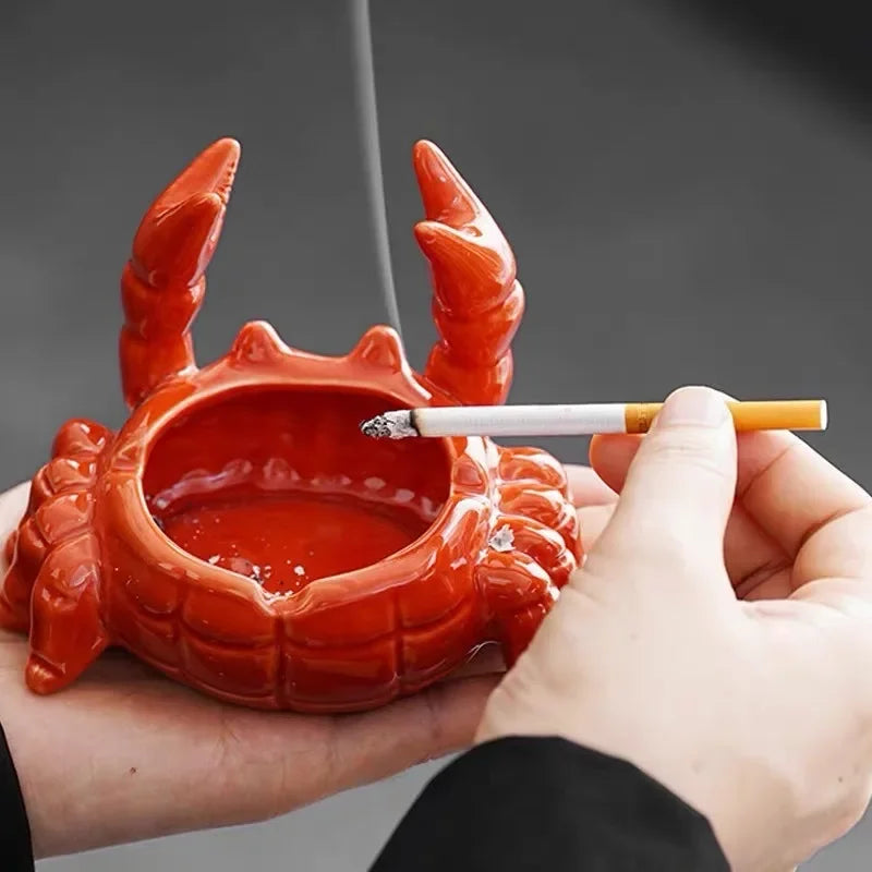 This adorable Chinese Red Crab Ashtray is the perfect addition to your office or home decor. Double Cart provides Best products for your home in Austin, TX.