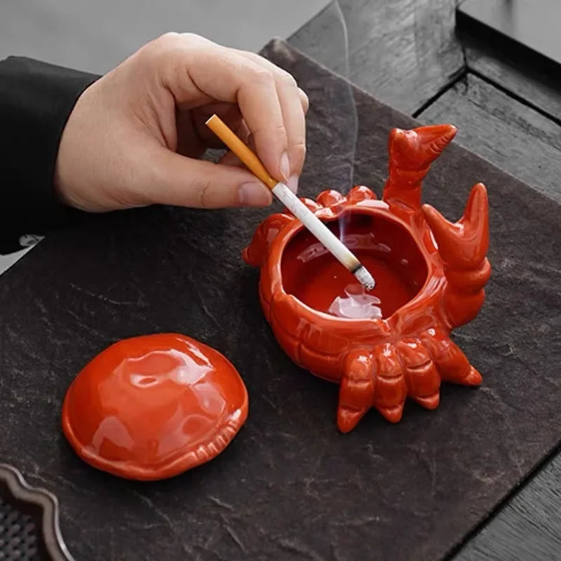 This adorable Chinese Red Crab Ashtray is the perfect addition to your office or home decor. Double Cart provides Best products for your home in New Orleans, LA.