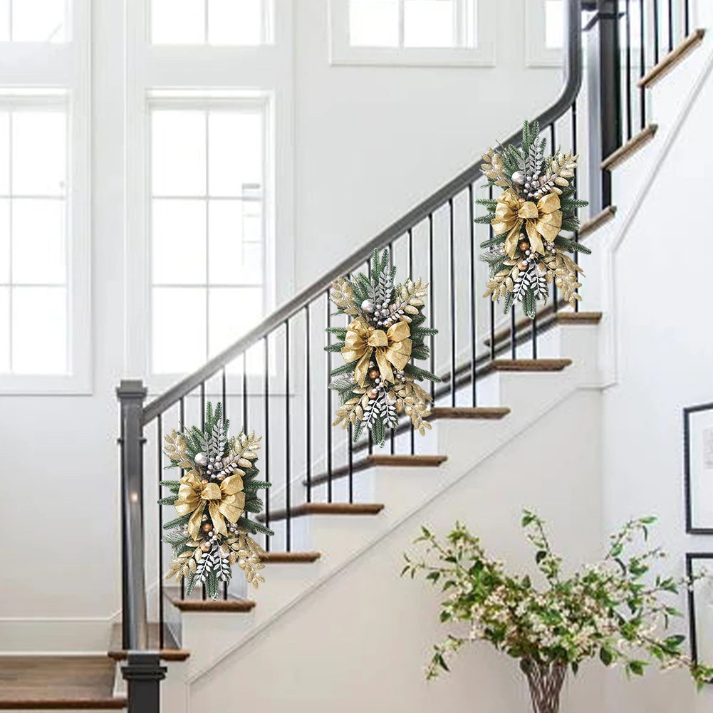 Bring the festive spirit home with the Christmas Wreath Garland featuring a lovely atmosphere lamp. Double Cart provides Best products for your home in Miami, FL.