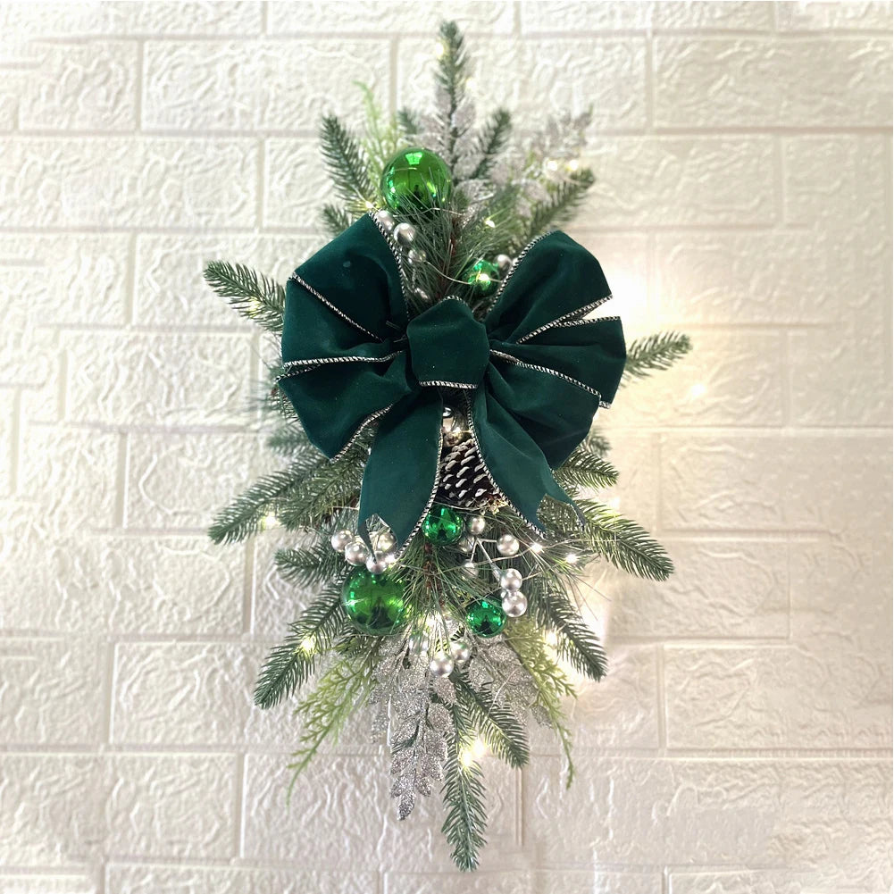 Bring the festive spirit home with the Christmas Wreath Garland featuring a lovely atmosphere lamp. Double Cart provides Best products for your home in Nashville, TN.