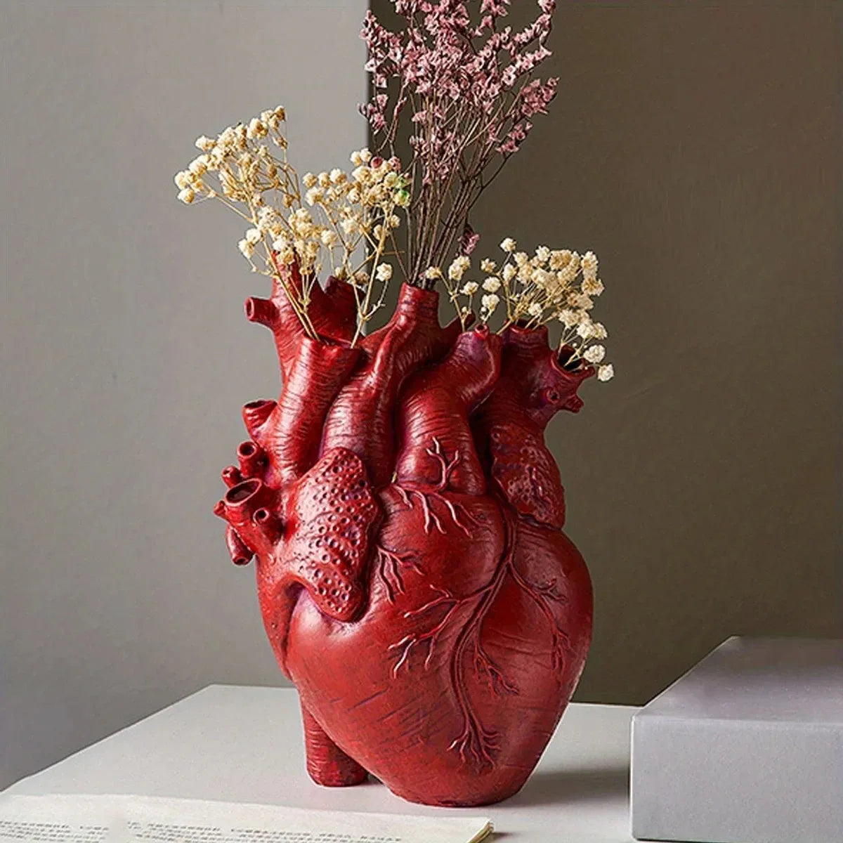 Add a touch of elegance and charm to your home decor with this beautiful custom heart-shaped resin vase. Double Cart provides Best products for your home in Detroit, MI.