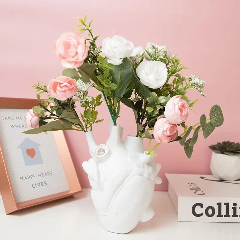 Add a touch of elegance and charm to your home decor with this beautiful custom heart-shaped resin vase. Double Cart provides Best products for your home in Kansas City, MO.