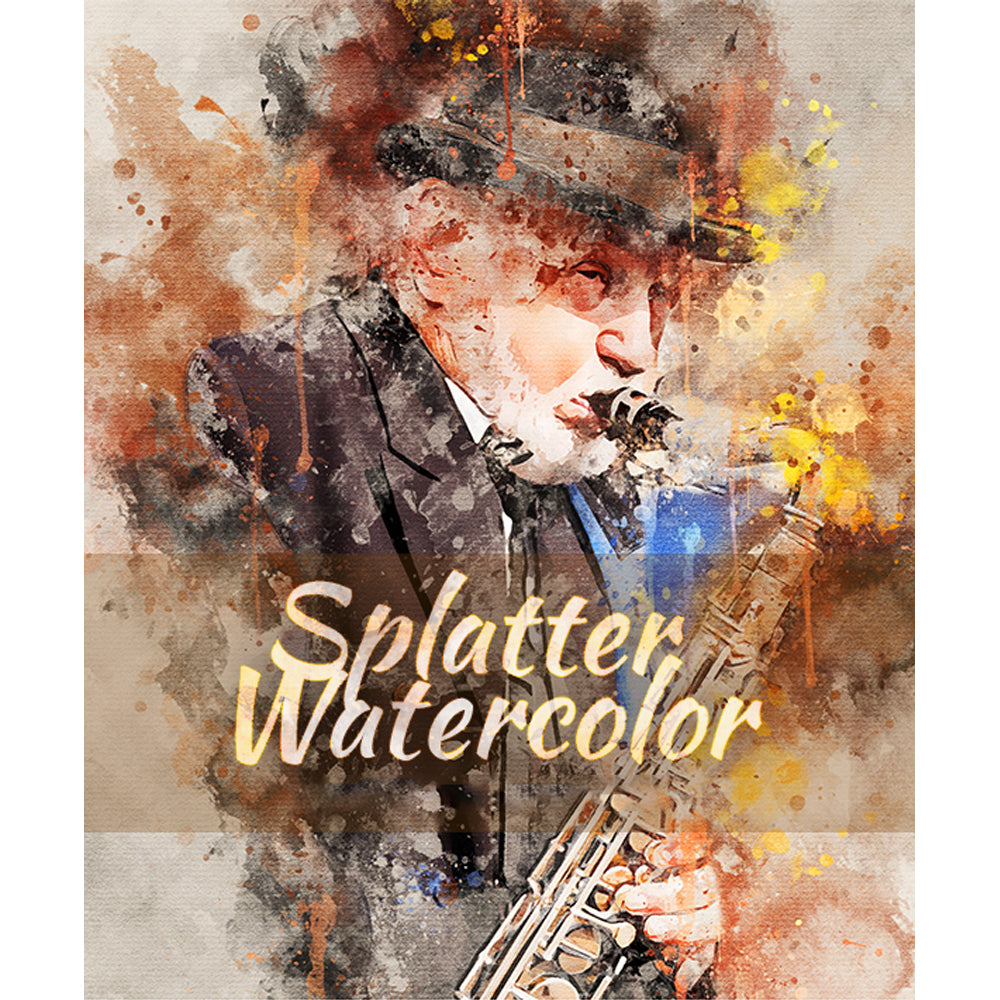 This Custom Portrait Splash Watercolor Artwork Canvas in a Modern Style is a standout piece that can elevate any space. Double Cart provides Best products for your home in Austin, TX.