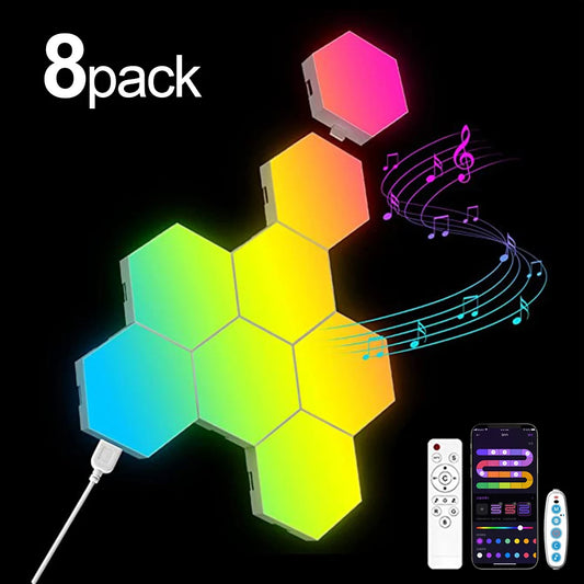 Toucloud brings you a cutting-edge DIY RGB Hexagonal Wall Lamp that sets the perfect ambiance for game rooms and bedrooms. Double Cart provides Best products for your home in Charlotte, NC.