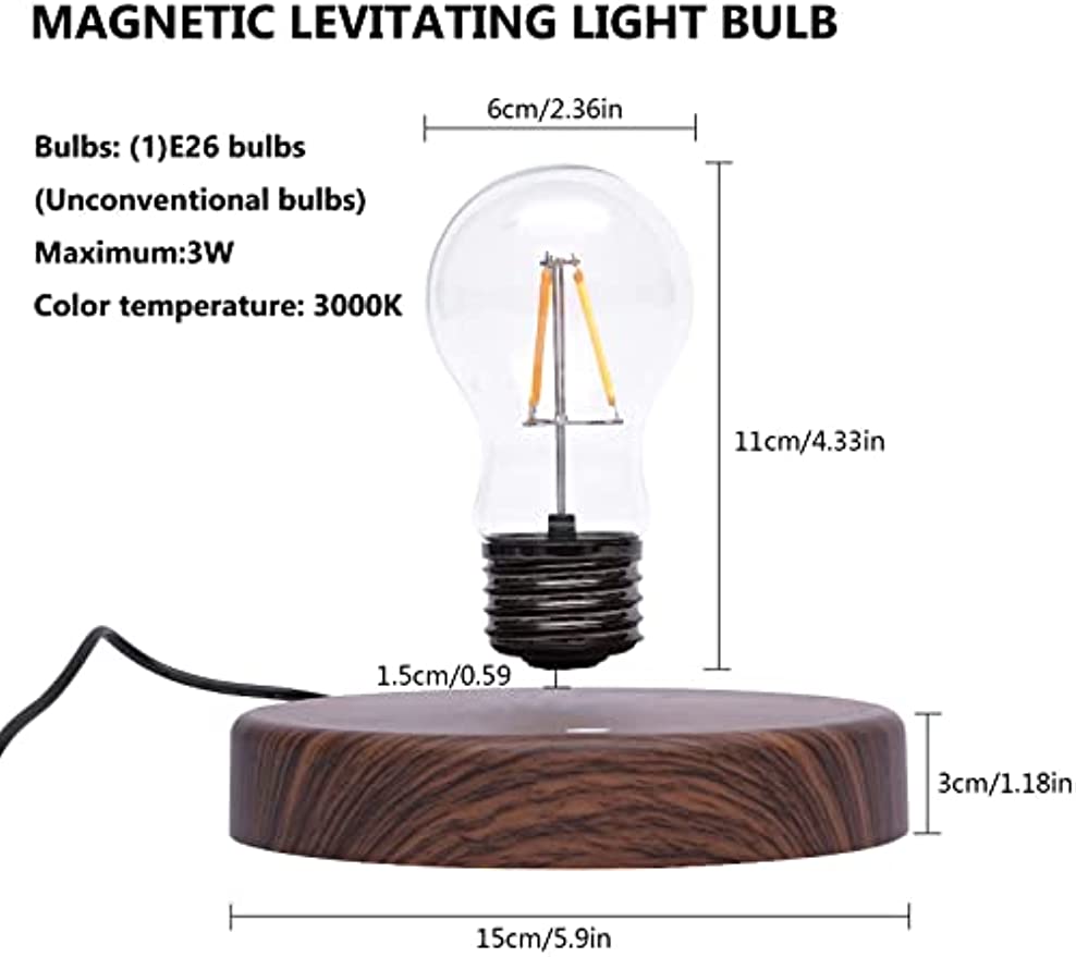This sleek and modern Double Cart Magnetic Levitating Floating LED Light Bulb Desk Lamp is the perfect addition to your space. Double Cart provides Best products for your home in San Jose, CA.