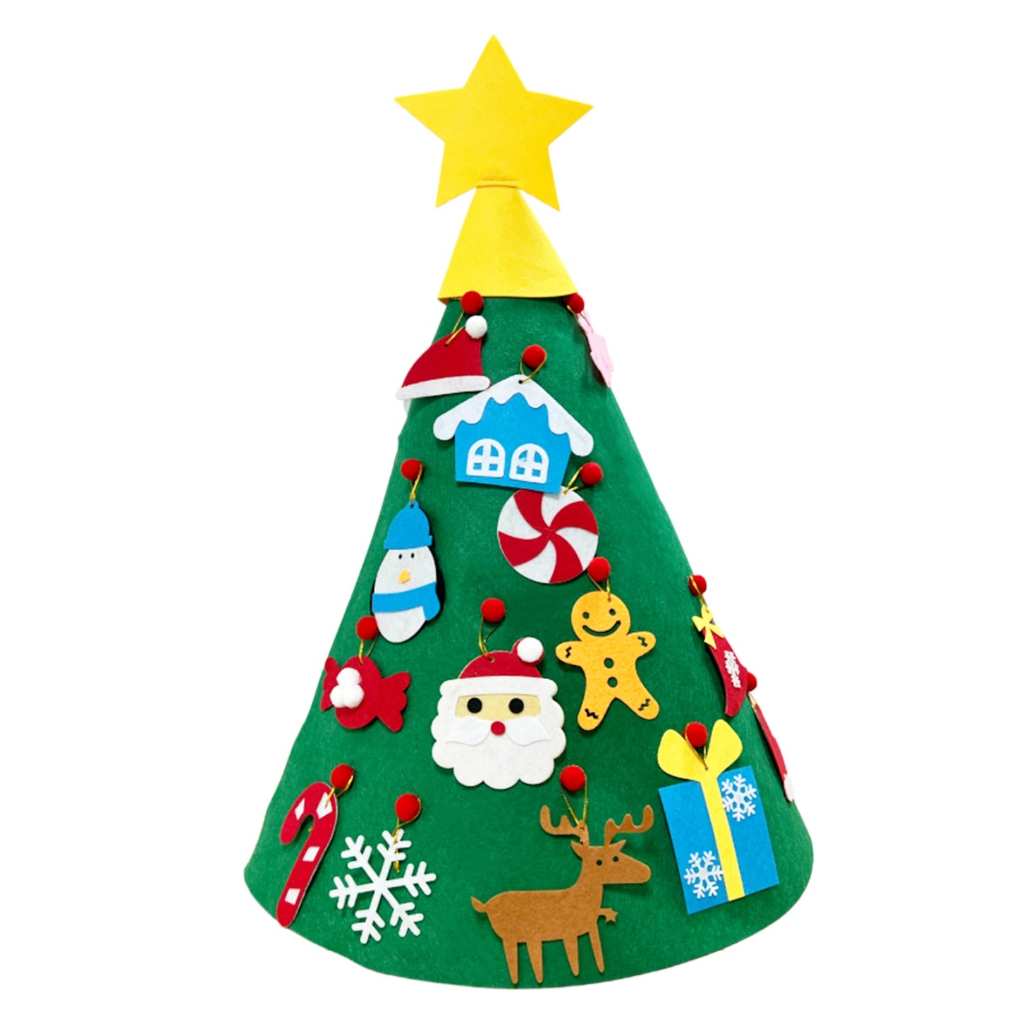 Get into the festive spirit with this unique Felt Christmas Tree DIY Kit! Crafted from high-quality felt, this eco-friendly tree allows your child to customize their own Christmas decoration by sticking ornaments wherever they please. Double Cart provides Best products for your home in Washington, DC.
