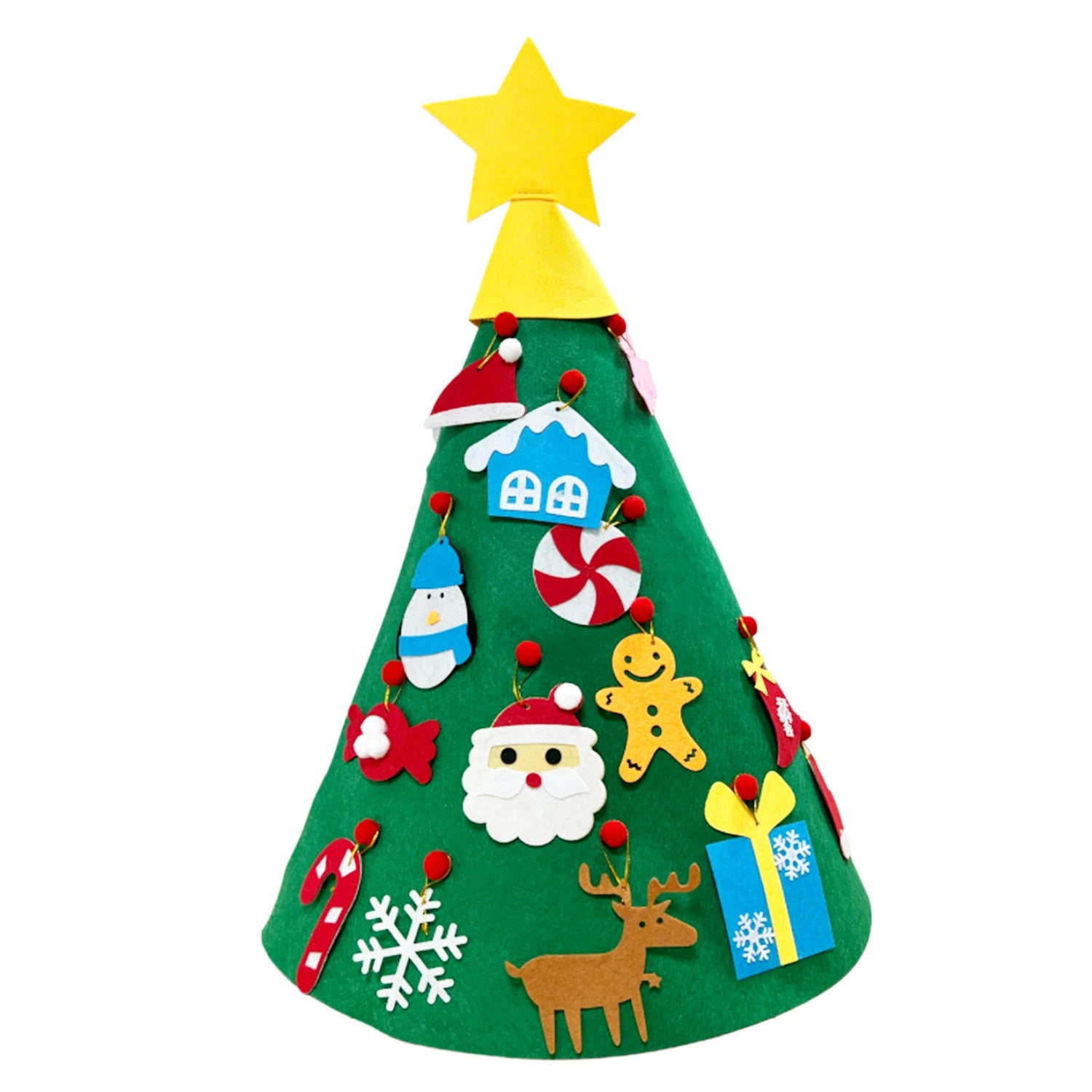 Get into the festive spirit with this unique Felt Christmas Tree DIY Kit! Crafted from high-quality felt, this eco-friendly tree allows your child to customize their own Christmas decoration by sticking ornaments wherever they please. Double Cart provides Best products for your home in Washington, DC.