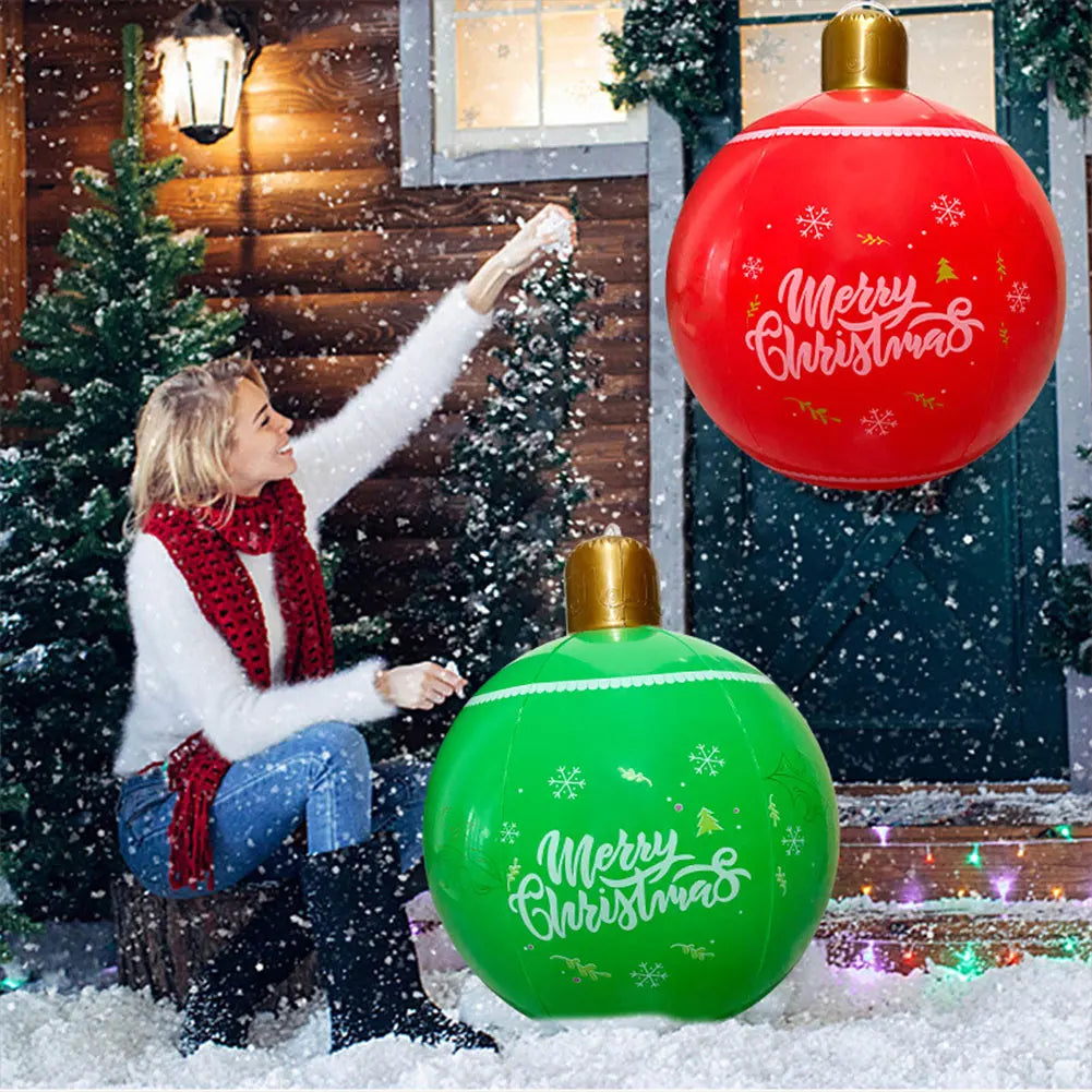 Turn your outdoor space into a vibrant holiday wonderland with the Giant 24 Inch PVC Inflatable Christmas Ball. Double Cart provides Best products for your home in Atlanta, GA.