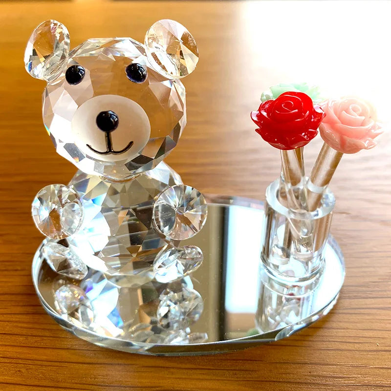 Introducing the Handmade Crystal Bear Paperweight u2013 a modern style addition to your home decor that doubles as a functional piece for those who appreciate unique touches. Double Cart provides Best products for your home in Atlanta, GA.