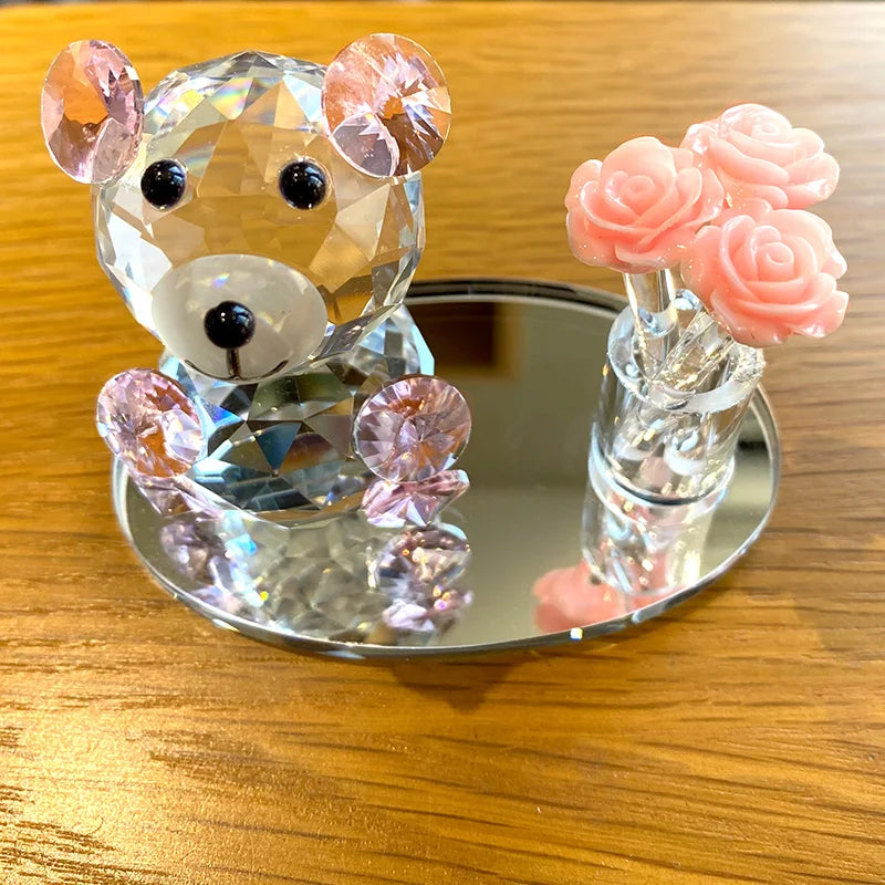 Introducing the Handmade Crystal Bear Paperweight u2013 a modern style addition to your home decor that doubles as a functional piece for those who appreciate unique touches. Double Cart provides Best products for your home in Charlotte, NC.