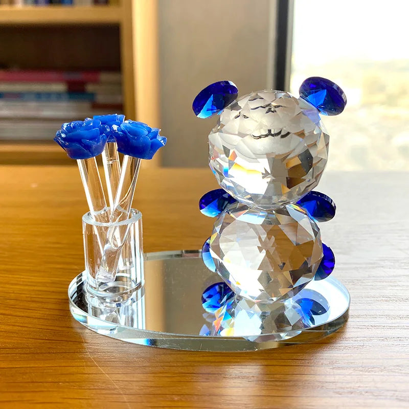 Introducing the Handmade Crystal Bear Paperweight u2013 a modern style addition to your home decor that doubles as a functional piece for those who appreciate unique touches. Double Cart provides Best products for your home in Dallas, TX.