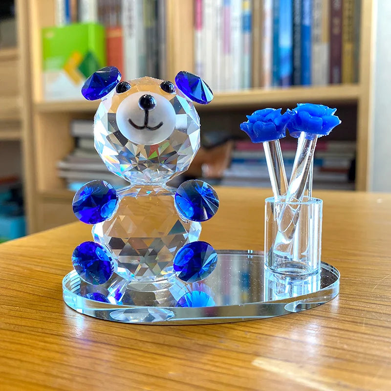 Introducing the Handmade Crystal Bear Paperweight u2013 a modern style addition to your home decor that doubles as a functional piece for those who appreciate unique touches. Double Cart provides Best products for your home in Miami, FL.