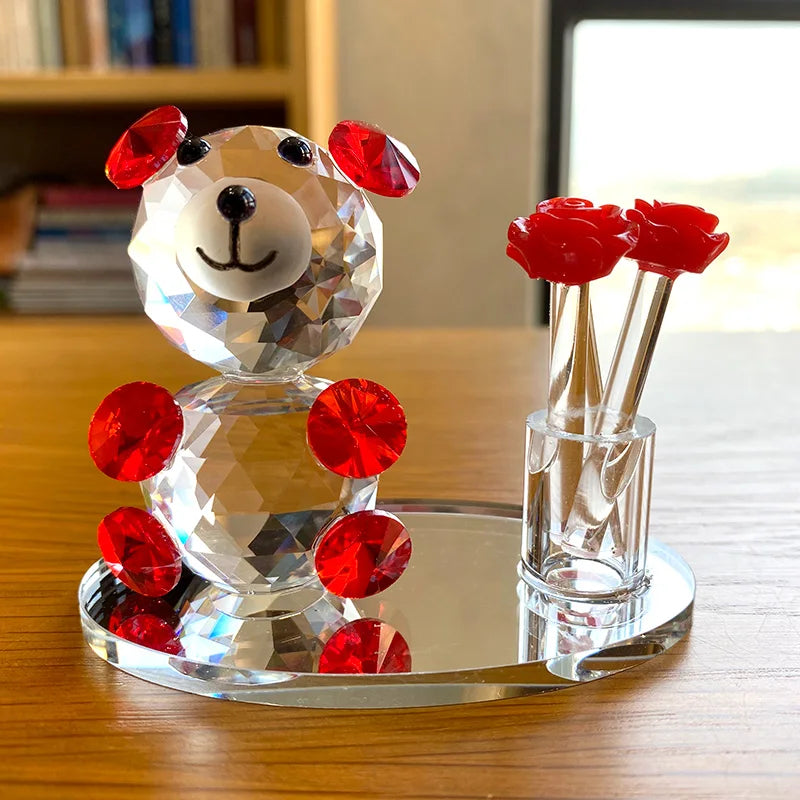 Introducing the Handmade Crystal Bear Paperweight u2013 a modern style addition to your home decor that doubles as a functional piece for those who appreciate unique touches. Double Cart provides Best products for your home in Orlando, FL.